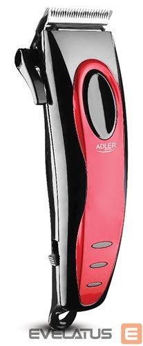 Plaukų kirpimo mašinėlė Adler Hair clipper AD 2825 Corded, Red