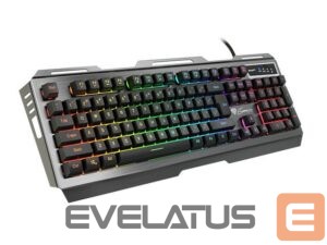 Компьютерная клавиатура Genesis  Rhod 420 Gaming keyboard, RGB LED light, US, Wired, Black 