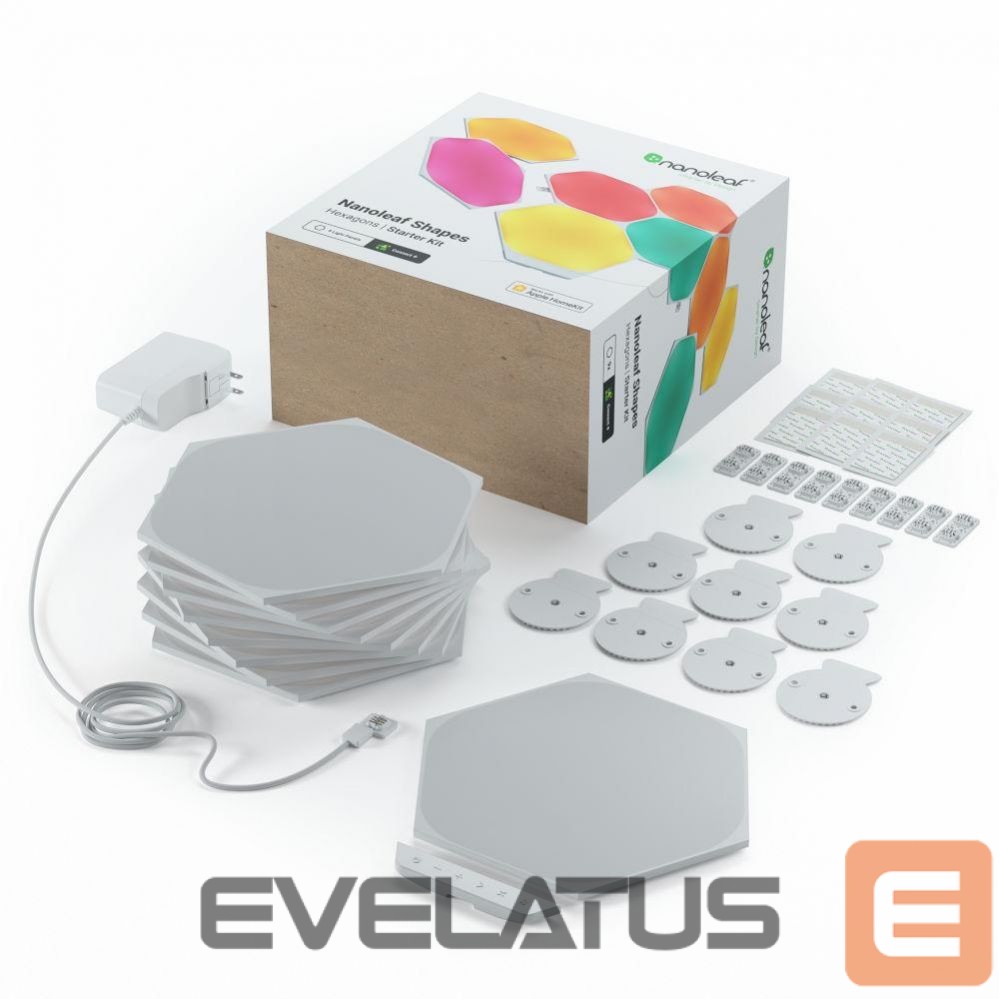 Server – muud tarvikud Nanoleaf Shapes Hexagons Starter Kit (9 panels)