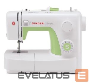 Kiti smulkūs buitiniai prietaisai Singer  Sewing Machine Simple 3229 Number of stitches 31, Number of buttonholes 1, White/Green 
