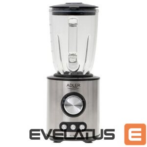 Mikserid ja blenderid Adler  Blender AD 4078 Tabletop, 1700 W, Jar material Glass, Jar capacity 1.5 L, Ice crushing, Stainless steel 