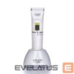 Matu trimmeris Adler  Hair clipper AD 2827 Cordless or corded, Number of length steps 4, White 