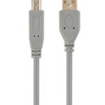 Kabelis Cablexpert  CCP-USB2-AMBM-6G USB 2.0 A-plug B-plug 6ft cable, grey color 