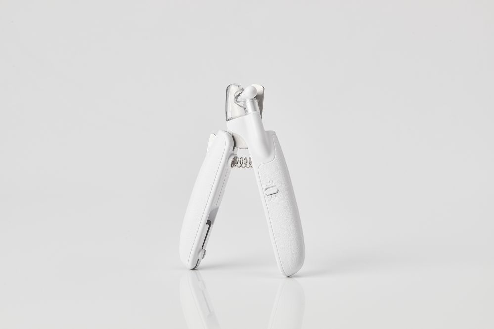 For livestock PETKIT LED Light Nail Clipper White