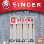 Аксессуары и фильтры Singer  Universal Needle 80/12 5PK for Woven Fabrics 