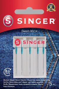 Filtrid ja tarvikud Singer  Denim Needle 90/14 5PK 
