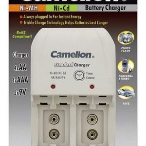 Kontroller Camelion  Plug-In Battery Charger BC-0904S 2x or 4xNi-MH AA/AAA or 1-2x 9V Ni-MH 