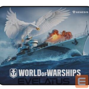 Datora pele Genesis  Mouse Pad Carbon 500 WOWS Lightning Multicolor 