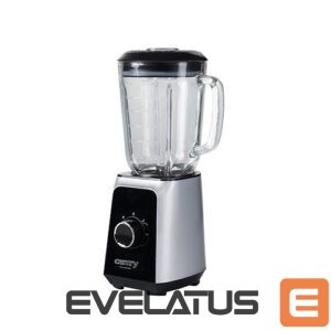 Mixers and blenders Camry  Blender CR 4077 Tabletop, 500 W, Jar material Glass, Jar capacity 1.5 L, Ice crushing, Black/Stainless steel 