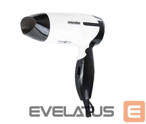 Näokaitse Mesko Hair Dryer MS 2262 1000 W, Number of temperature settings 2, Black/White