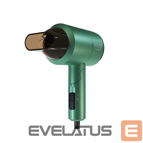 Face protection Adler Hair Dryer AD 2265 1100 W, Number of temperature settings 2, Green