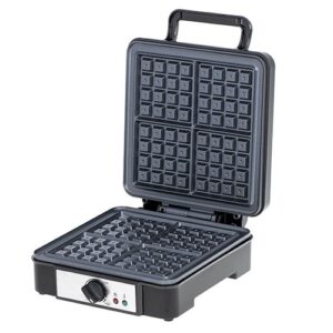 Skrudintuvas Adler  Waffle Maker AD 3049 1200 W, Number of pastry 4, Belgium, Black 