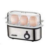 Olu vārītājs Mesko  Egg boiler MS 4485 Stainless steel, 210 W, Functions For 3 eggs 
