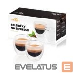 Other small household appliances ETA  Espresso cups 418193000 For espresso coffee, 2 pc(s), Dishwasher proof, Glass 