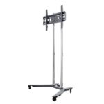 Televizoriaus laikiklis EDBAK  Flat Screen Trolley for One TR1c-B, 40-75 ", Trolleys & Stands, Maximum weight (capacity) 80 kg, Black 