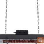 Radiator SUNRED  Heater RD-DARK-VIN25H, Dark Vintage Hanging  Infrared, 2500 W, Black, IP44 