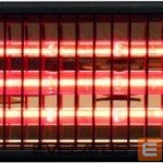 Radiatorius SUNRED  Heater RDS-15W-B, Fortuna Wall  Infrared, 1500 W, Black, IP55 
