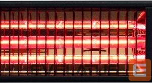 Radiaator SUNRED  Heater RDS-15W-B, Fortuna Wall  Infrared, 1500 W, Black, IP55 