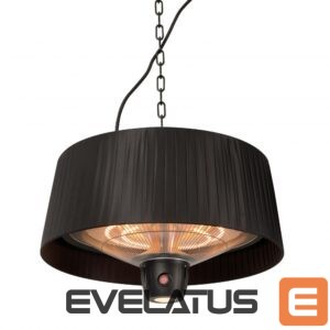 Radiators SUNRED  Heater ARTIX C-HB, Compact Bright Hanging Infrared, 1500 W, Black, IP24 