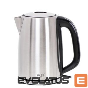 Teapot Adler  Kettle AD 1340	 Electric, 2200 W, 1.7 L, Stainless steel, 360° rotational base, Inox 