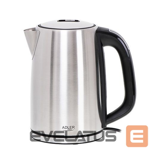 Veekeetja Adler Kettle AD 1340 Electric, 2200 W, 1.7 L, Stainless steel, 360° rotational base, Inox