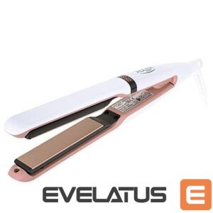 Plauku tiesintuvas Adler  Hair Straightener AD 2321 Warranty 24 month(s), Ceramic heating system, Display LCD, Temperature (min) 140 °C, Temperature (max) 220 °C, 45 W, Pearl White 