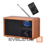 Interaktyvus sprendimas Adler  Radio DAB+ Bluetooth AD 1184	 Display LCD, Black/Brown, Alarm function 