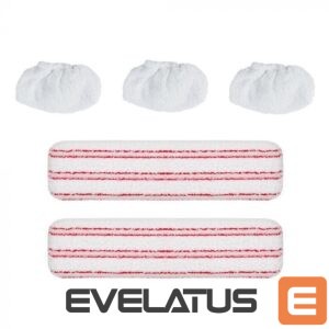 Putekļsūcēja piederums Polti  Vaporetto Kit of 2 Cloths and 3 Sockettes PAEU0324 Suitable for  Vaporetto models: Pro, Classic, Forever Exclusive, Evolution, Edition and Vaporetto 2085 series 