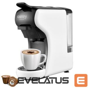 Cita mazā sadzīves tehnika Camry  Multi-capsule Espresso machine CR 4414 Pump pressure 19 bar, Ground/Capsule, 1450 W, White/Black 