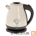 Teapot Camry  Kettle with a thermometer CR 1344 Electric, 2200 W, 1.7 L, Stainless steel, 360° rotational base, Cream 