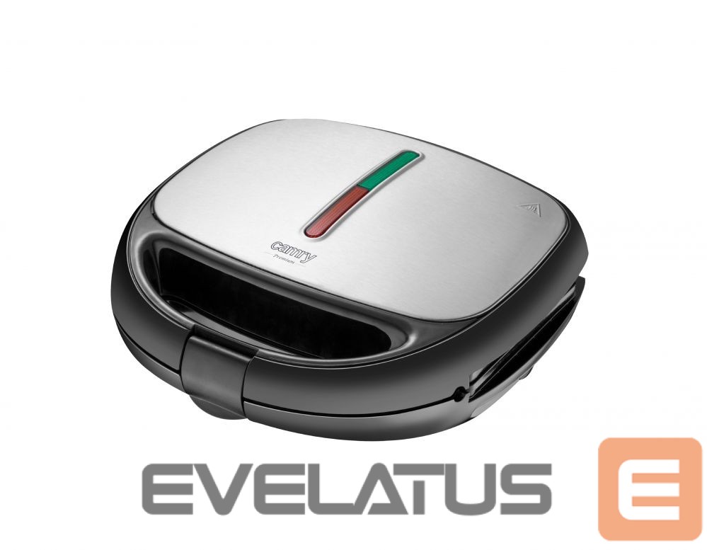 Röster Camry Sandwich maker 6 in 1 CR 3057 1200 W, Number of plates 6, Black/Silver