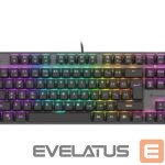 Kompiuterio klaviatūra Genesis  THOR 303 TKL, Mechanical Gaming Keyboard, RGB LED light, US, Black, Wired, USB Type-A 