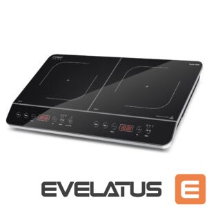 Electric oven Caso  Hob Touch 3500 Induction, Number of burners/cooking zones 2, Touch control, Timer, Black, Display 