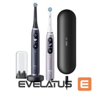 Toothbrush Oral-B  Electric Toothbrush iO 9 Series Duo Rechargeable, For adults, Number of brush heads included 2, Black Onyx/Rose, Number of teeth brushing modes 7 