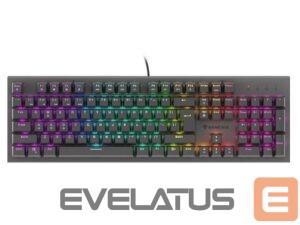 Computer keyboard Genesis  THOR 303, Mechanical Gaming Keyboard, RGB LED light, US, Black, Wired, USB Type-A 