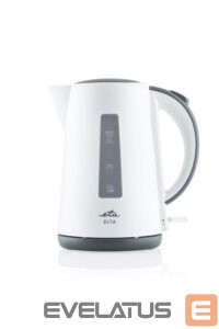 Tējkanna ETA  Kettle 160390000 Electric, 2200 W, 1.7 L, Plastic, 360° rotational base, White 