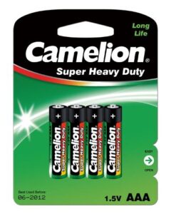Cita datorprece Camelion  AAA/LR03, Super Heavy Duty, 4 pc(s) 