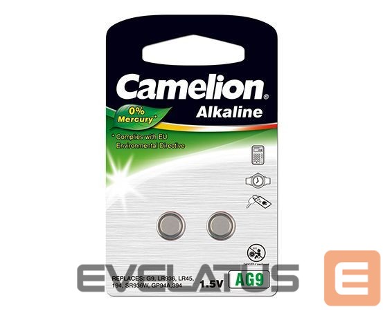 Cita datorprece Camelion AG9/LR45/LR936/394, Alkaline Buttoncell, 2 pc(s)