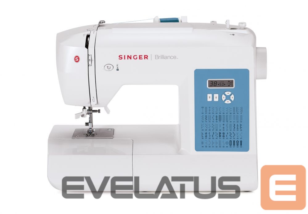 Muud väikesed kodumasinad Singer Sewing Machine 6160 Brilliance Number of stitches 60, Number of buttonholes 6, White