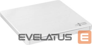 Serveru  - Citi piederumi H.L Data Storage  Ultra Slim Portable DVD-Writer GP60NW60 Interface USB 2.0, DVD±R/RW, CD read speed 24 x, CD write speed 24 x, White, Desktop/Notebook 