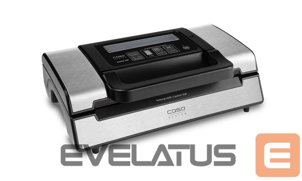 Kiti smulkūs buitiniai prietaisai Caso Professional Vacuum sealer FastVAC 500 Power 130 W, Temperature control, Stainless steel