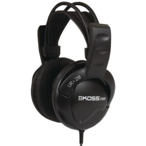 Wireless headphones Koss  Headphones DJ Style UR20 Wired, On-Ear, 3.5 mm, Noise canceling, Black 