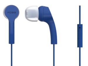 Juhtmevabad kõrvaklapid Koss  Headphones KEB9iB In-ear, 3.5mm (1/8 inch), Microphone, Blue, 