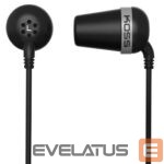 Bezvadu austiņas Koss  Headphones THE PLUG CLASSIC Wired, In-ear, 3.5 mm, Noise canceling, Black 