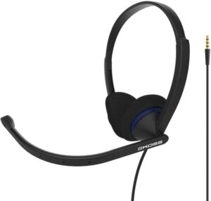 Bezvadu austiņas Koss  Communication Headsets CS200i On-Ear, Microphone, Noise canceling, 3.5 mm, Black 