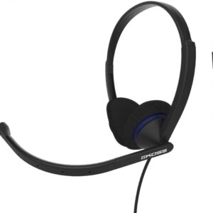 Bezvadu austiņas Koss  Communication Headsets CS200i On-Ear, Microphone, Noise canceling, 3.5 mm, Black 