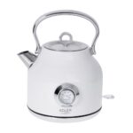 Tējkanna Adler  Kettle with a Thermomete AD 1346w Electric, 2200 W, 1.7 L, Stainless steel, 360° rotational base, White 