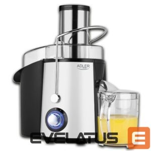 Other small household appliances Adler  Juicer AD 4128 Matt Black/White, 1000 W, Number of speeds 2 