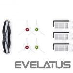 Vacuum cleaner accessory Ecovacs  Service Kit D-KT01-0022 1x Main Brush, 2x Side Brushes (White), 3x High Efficiency Filters, Suitable for DEEBOT T10 Family 