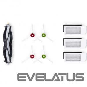 Tolmuimeja tarvik Ecovacs  Service Kit D-KT01-0022 1x Main Brush, 2x Side Brushes (White), 3x High Efficiency Filters, Suitable for DEEBOT T10 Family 